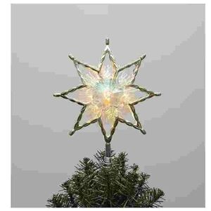 Amazon Gold and Silver Star Tree Topper